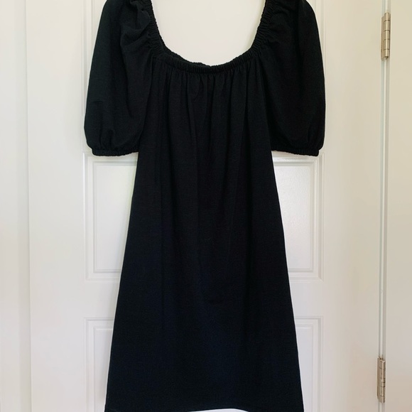 H & M - New Summer Mini Dress Puff Sleeve - Picture 2 of 9